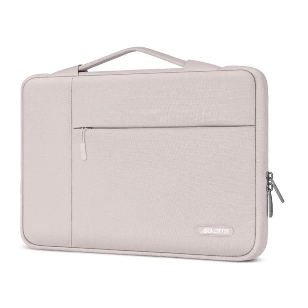 MOSISO Laptop Tablet MacBook Sleeve Zip Bag Taupe Gray NEW